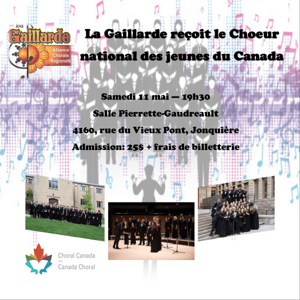 Promo image from Chamberfest - Sat May 14, The National Youth Choir of Canada